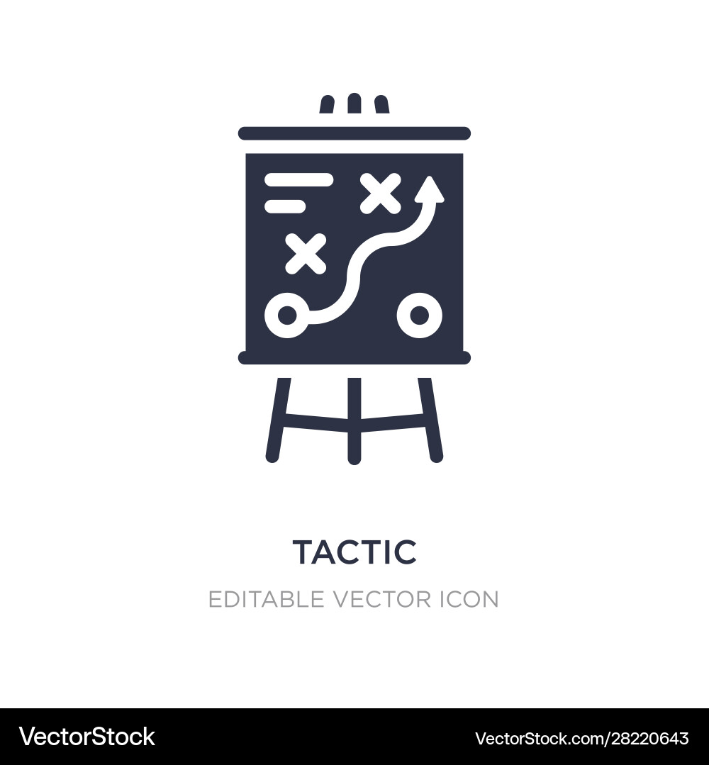 Tactic icon on white background simple element Tactic icon on white background simple element vector image