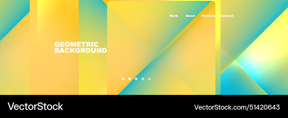 Triangle minimal web site page background design Triangle minimal web site page background design vector image