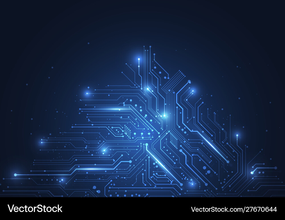 Abstract background with technology circuit board Abstract background with technology circuit board vector image