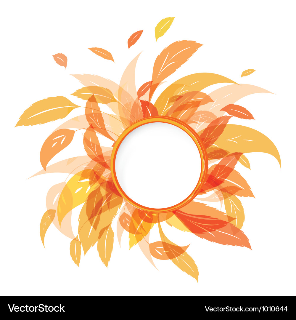Autumn Leaf Pattern Vector Image