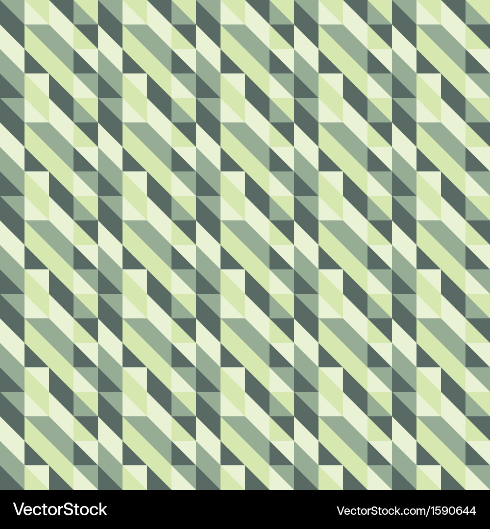 Geometric Square and Triangle Pattern vector image