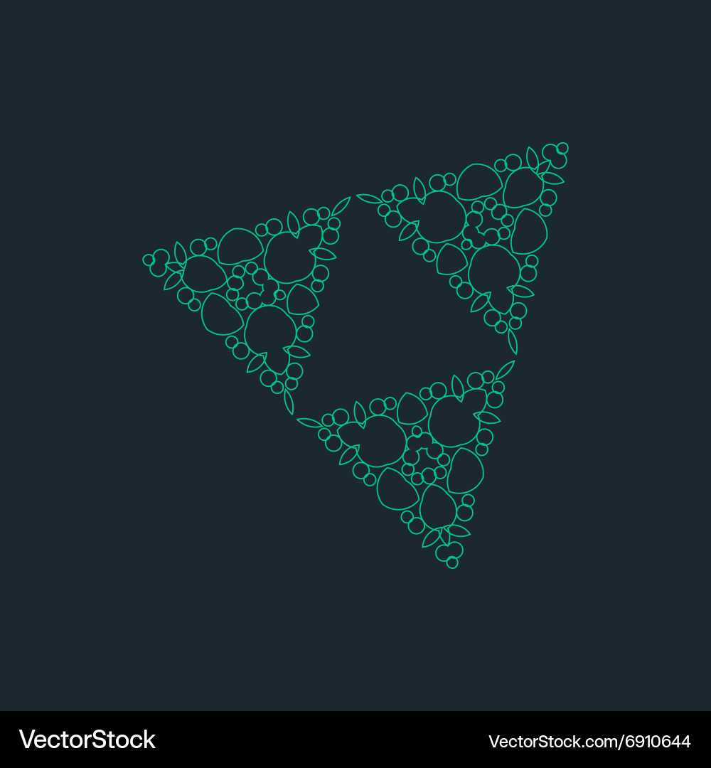 Ornamental background with pattern style Vector Image