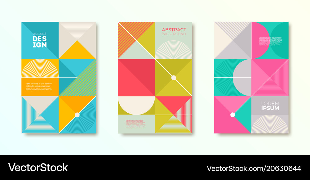 Set of abstract design Set of abstract design vector image