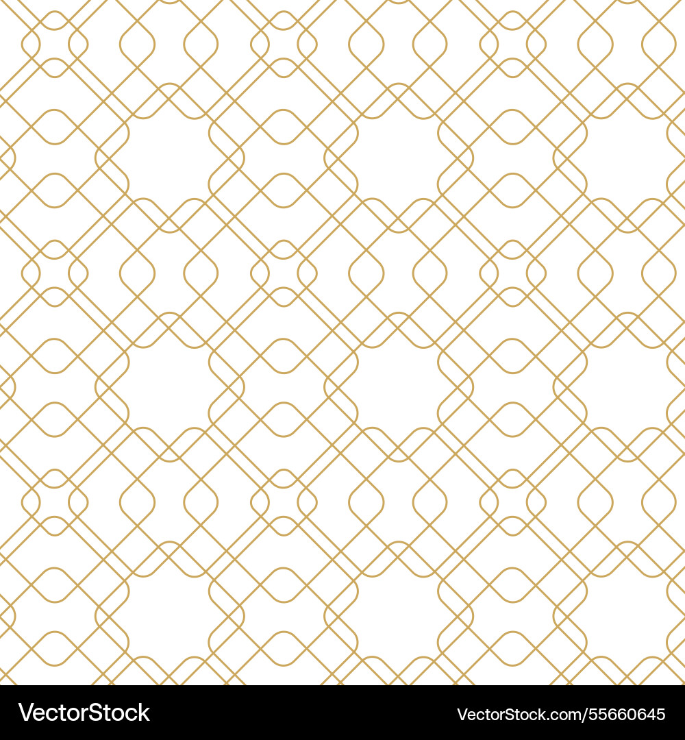 Abstract geometric pattern with square lines Vector Image