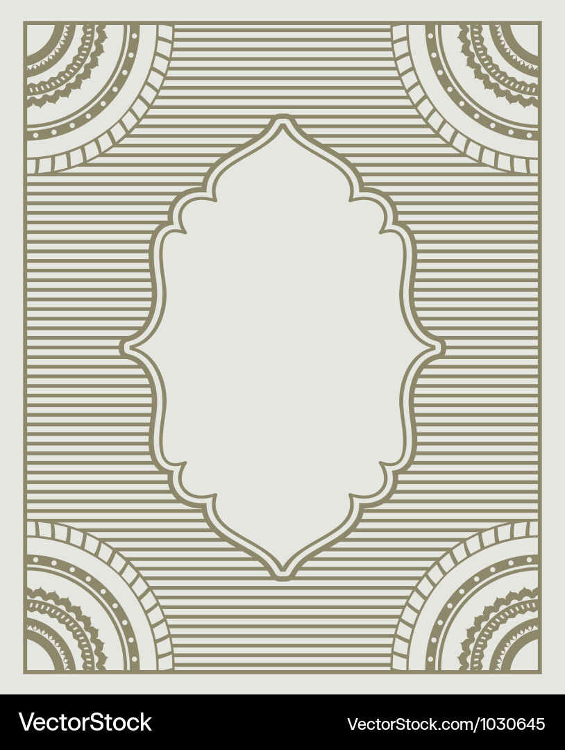 Background in retro style with copyspace Vector Image