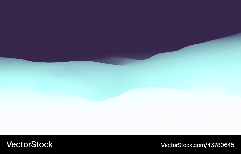 Blue gradient fluid background colors 3d vector image