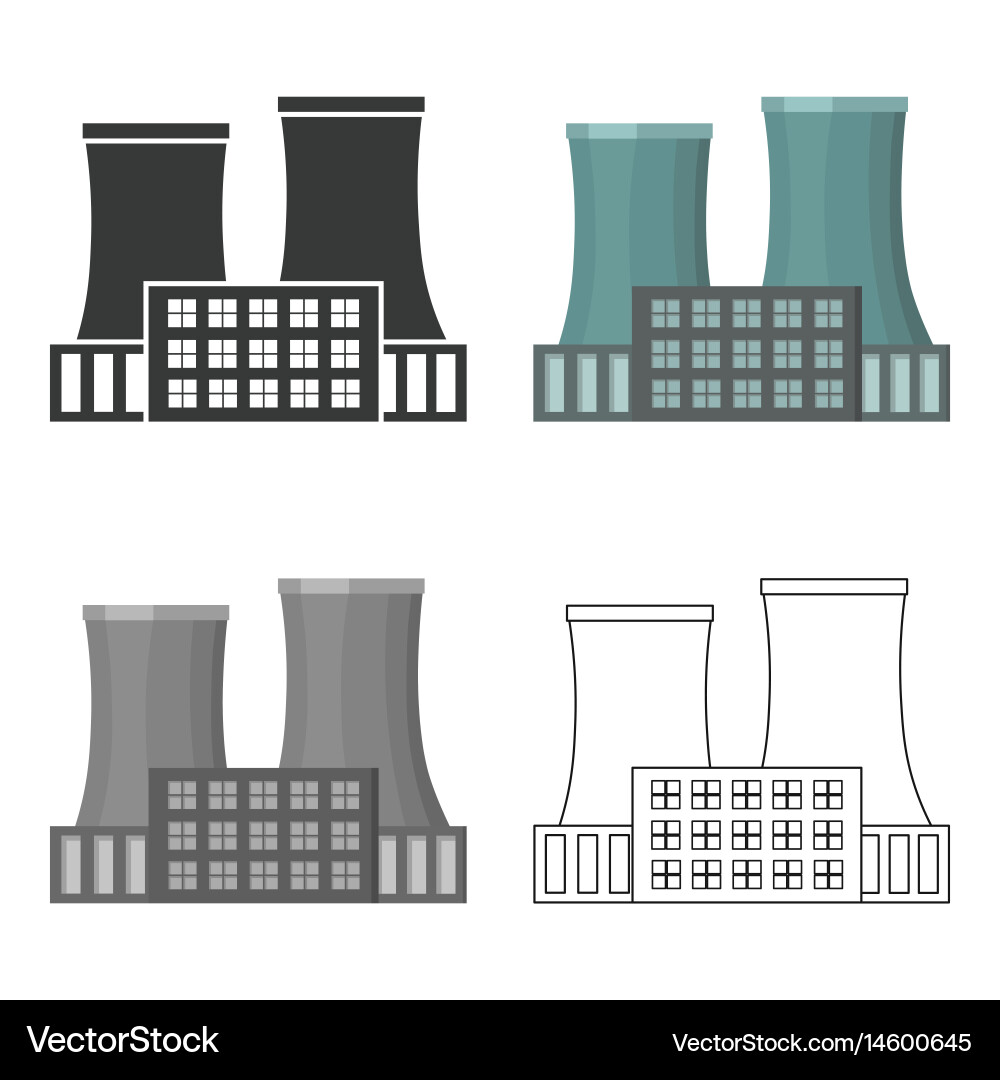 Factory icon of for web Vector Image