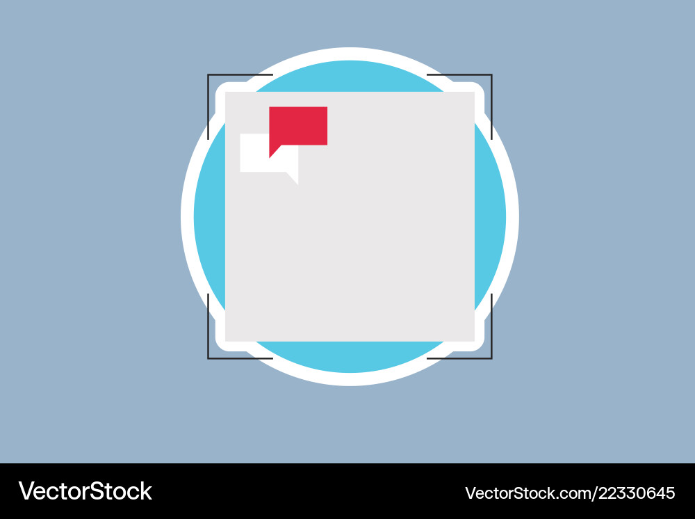 Flat design business empty Flat design business empty vector image