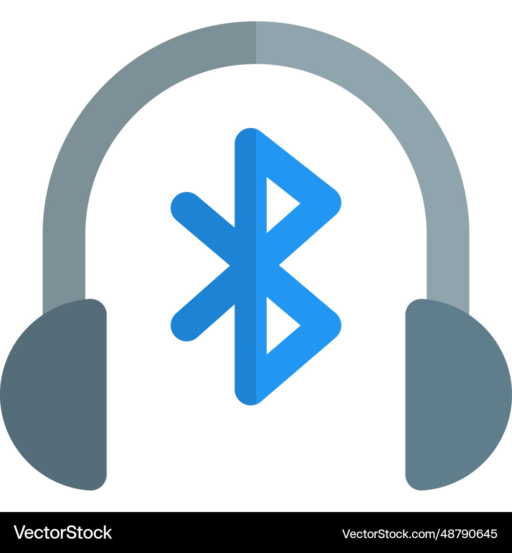 Smart headset with wireless feature vector image