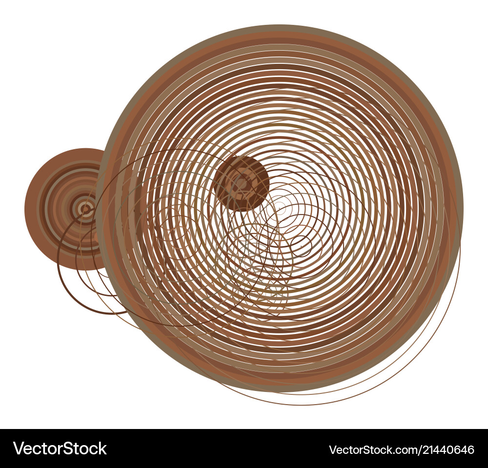 Abstract circles bubbles style web art template Vector Image