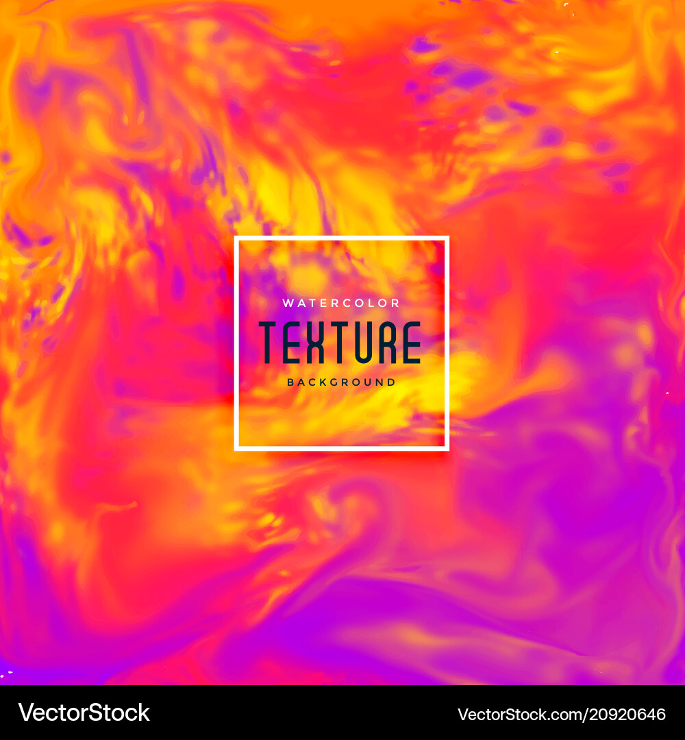 Bright vibrant ink flow texture background Vector Image