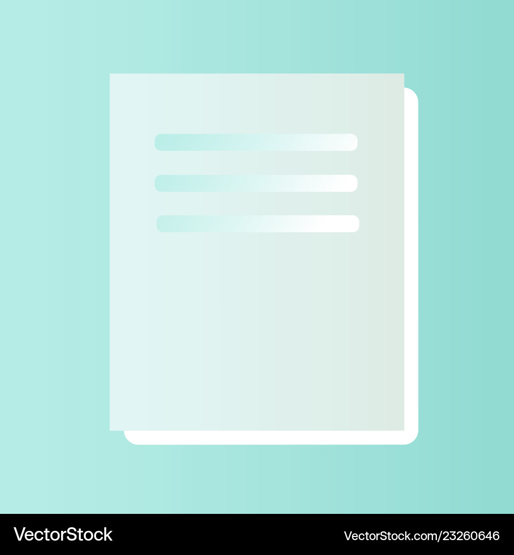 Doc file icon text document type modern design Doc file icon text document type modern design vector image
