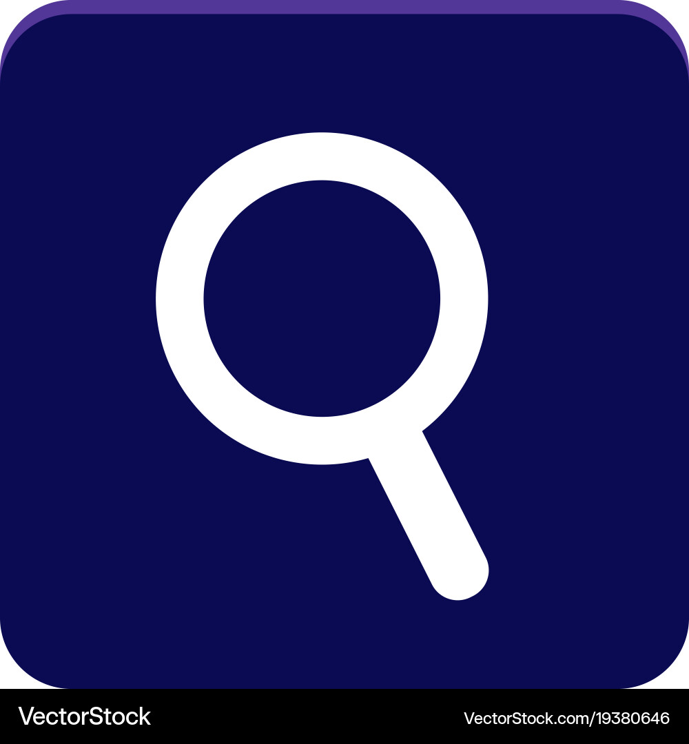 Search app button Vector Image