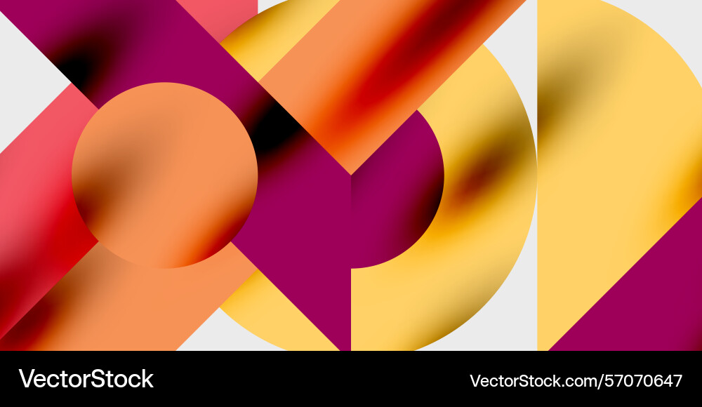 Abstract composition features overlapping shapes Abstract composition features overlapping shapes Vector Image