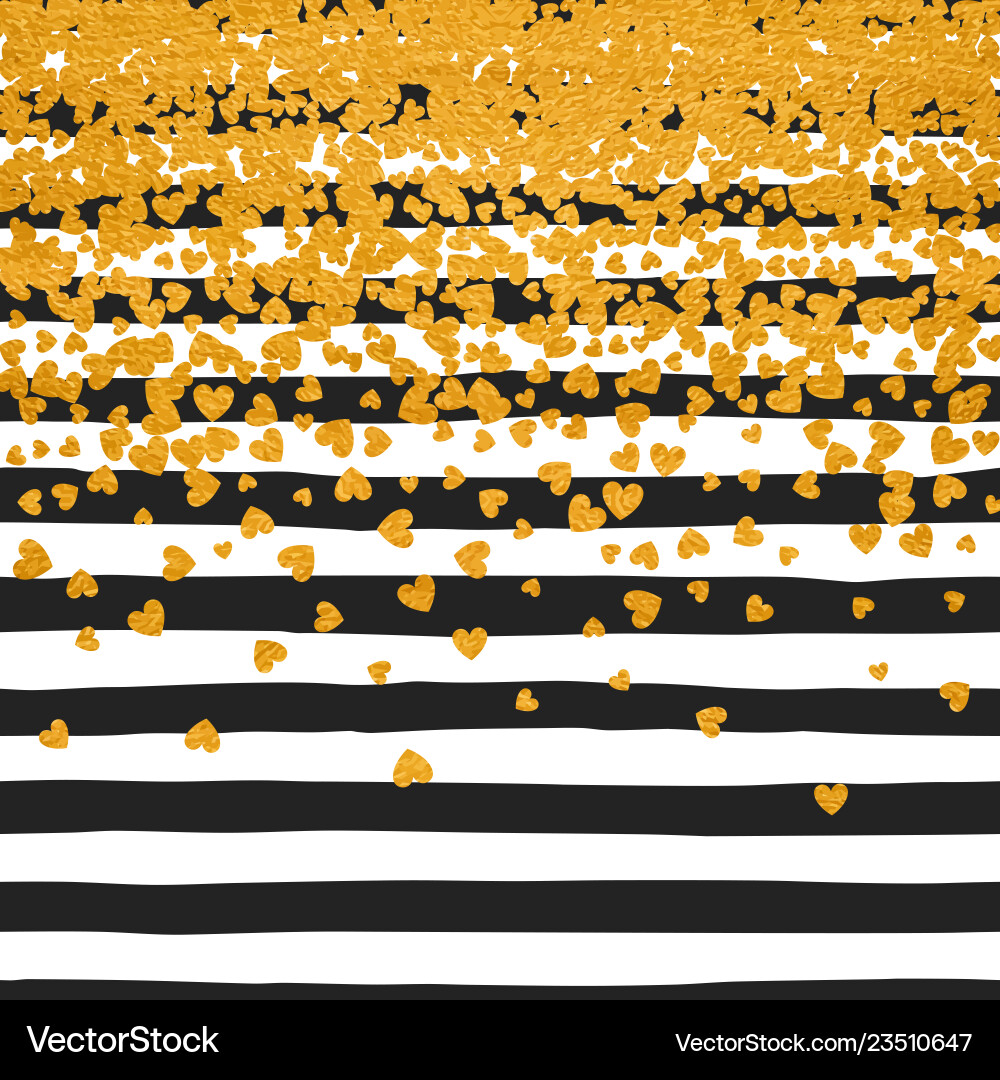 Background of random falling hearts Background of random falling hearts vector image