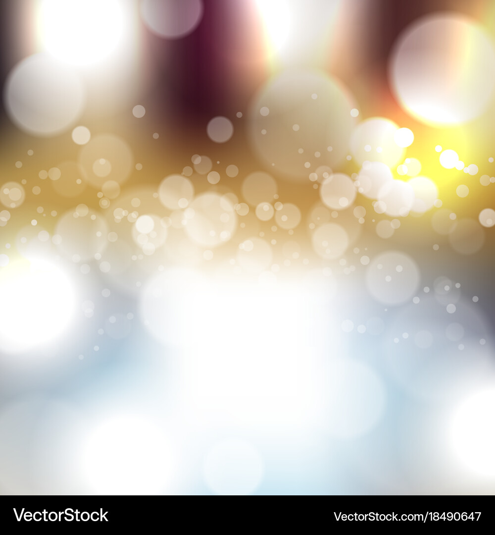 Blurred background with bokeh effect Vector Image