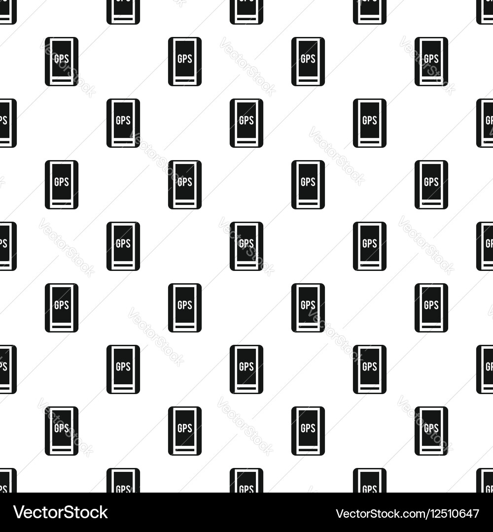 Handheld gps pattern simple style Vector Image