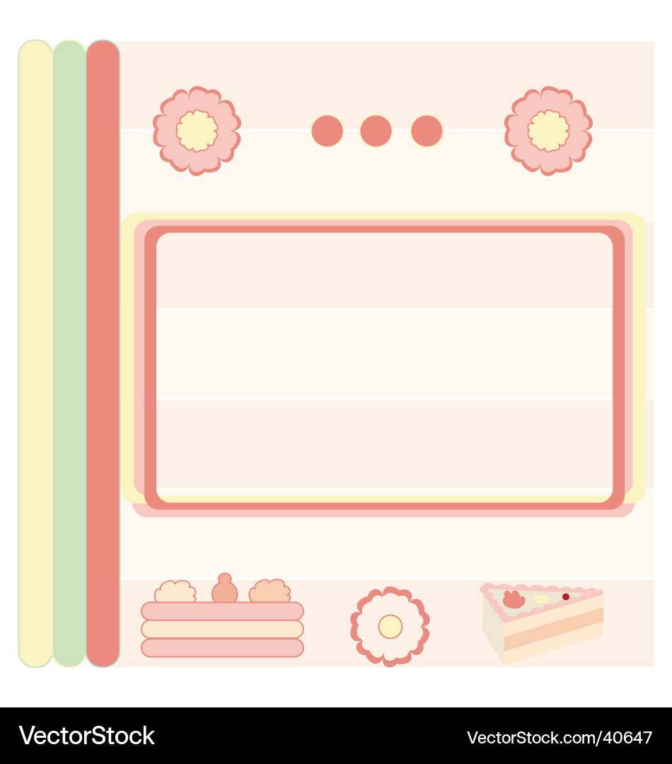 Menu Vector Image