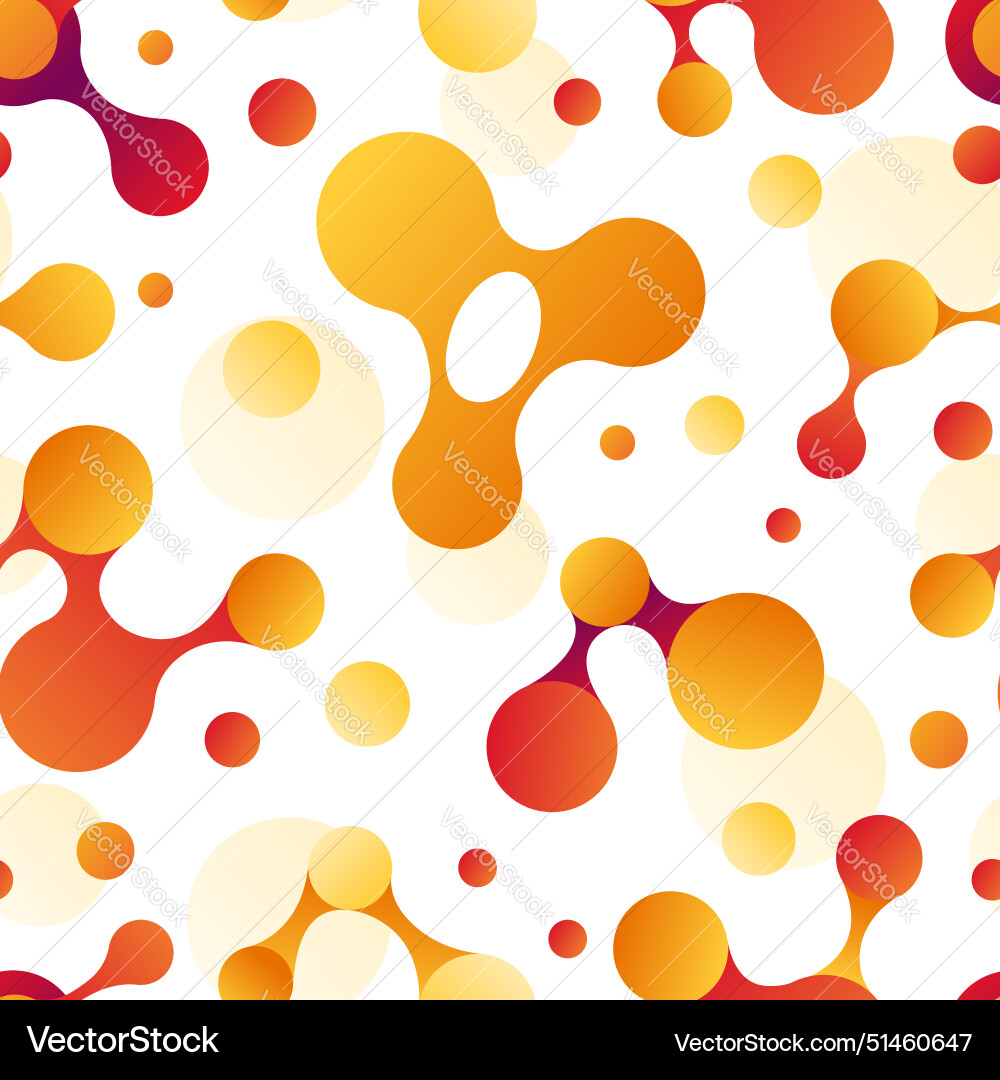 Molecule connection model seamless pattern Molecule connection model seamless pattern vector image