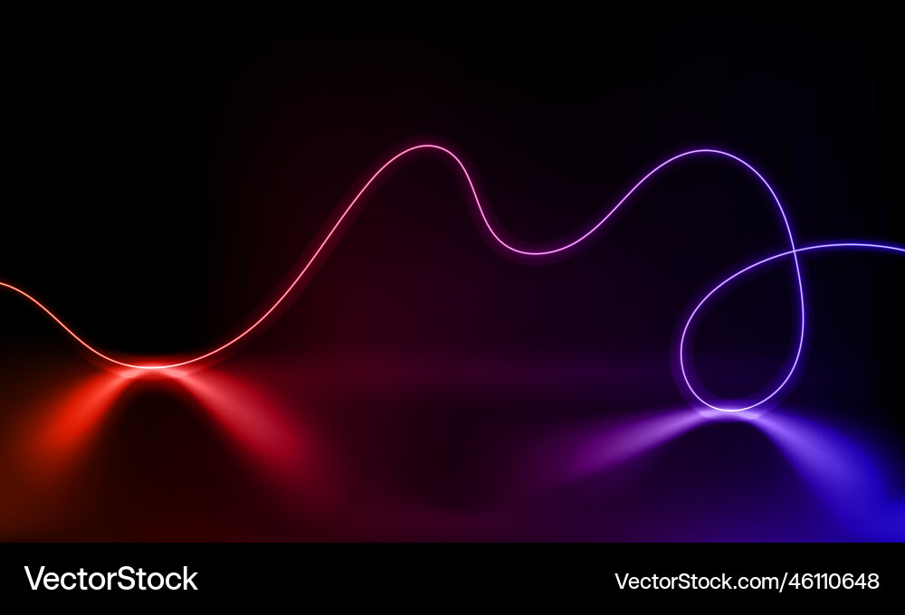 Abstract colorful neon background with wavy line Abstract colorful neon background with wavy line vector image