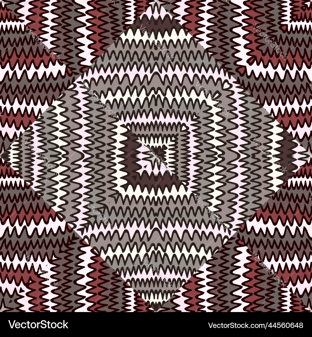 Abstract zig zag wave seamless pattern hand drawn Abstract zig zag wave seamless pattern hand drawn vector image