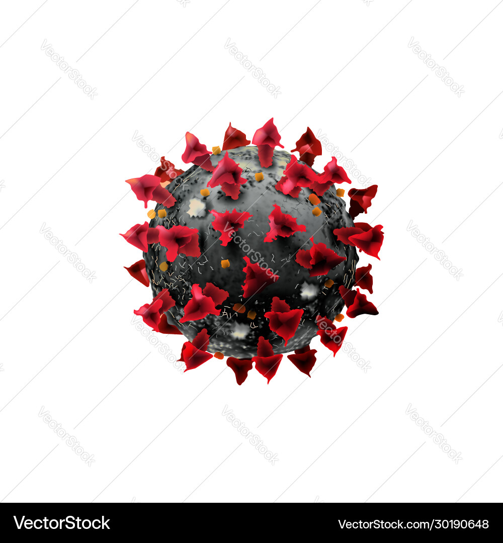 Covid19-19 isolated on a white background chinese Covid19-19 isolated on a white background chinese vector image