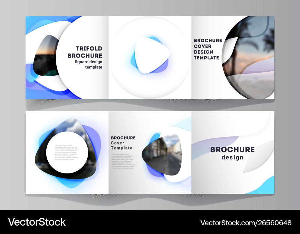 Minimal editable layout square Minimal editable layout square vector image