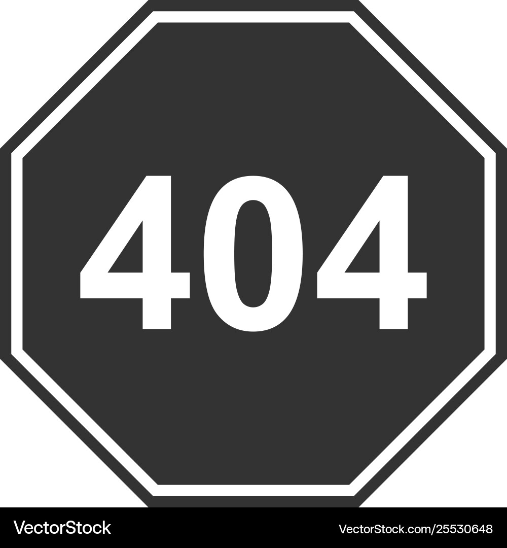 Page with a 404 error icon isolated template Page with a 404 error icon isolated template vector image