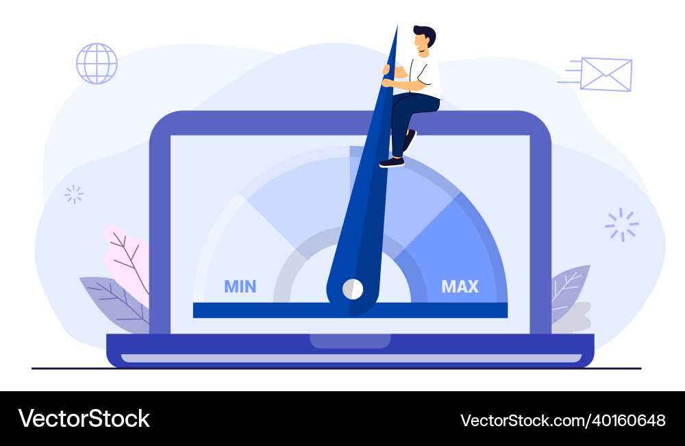 Website loading optimization page speed and seo Website loading optimization page speed and seo Vector Image