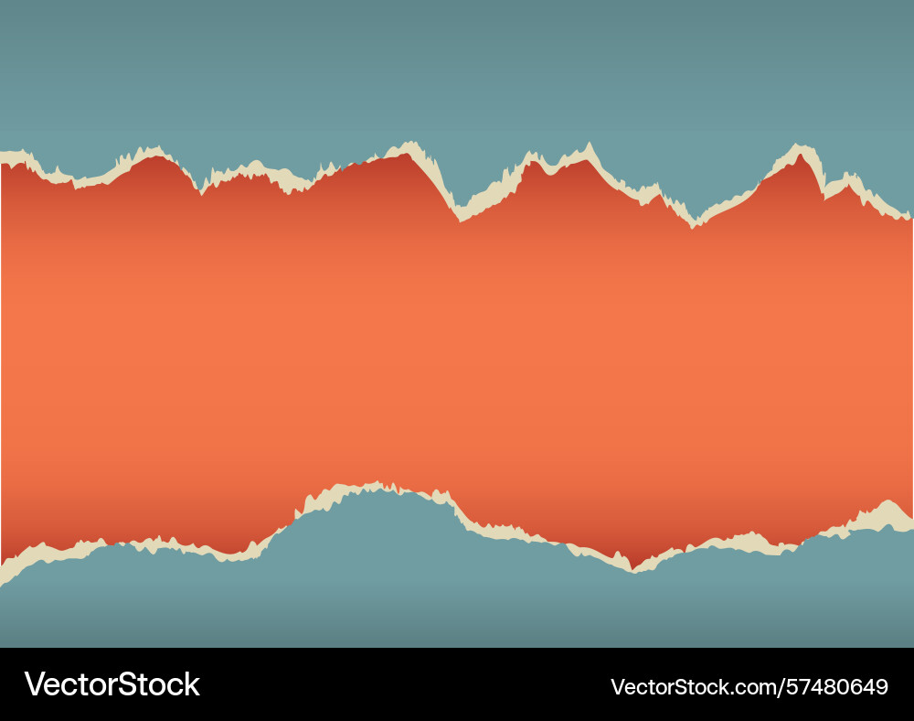 Abstract background with a torn paper design Vector Image
