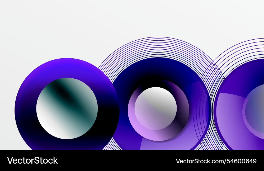 Abstract composition of overlapping circles Abstract composition of overlapping circles Vector Image