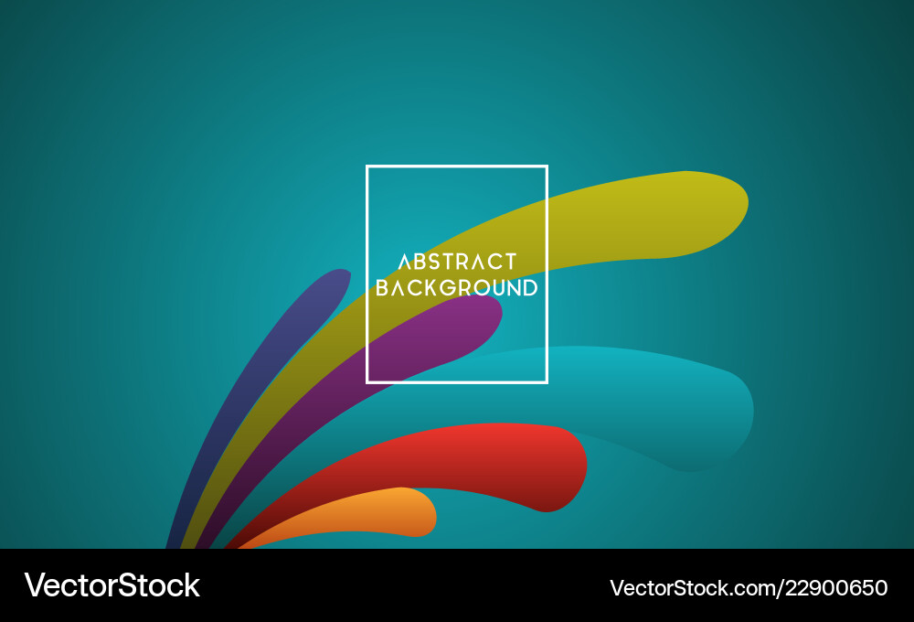 Abstract background design with vibrant color vector image