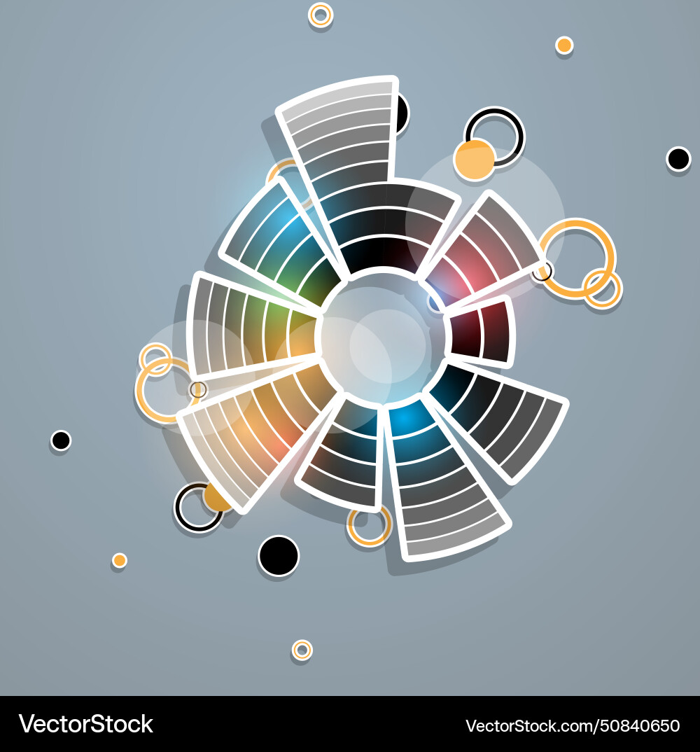 Abstract futuristic fade computer technology Abstract futuristic fade computer technology vector image