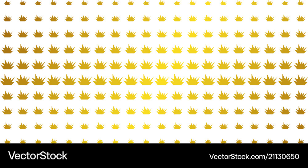 Boom explosion gold halftone array Vector Image