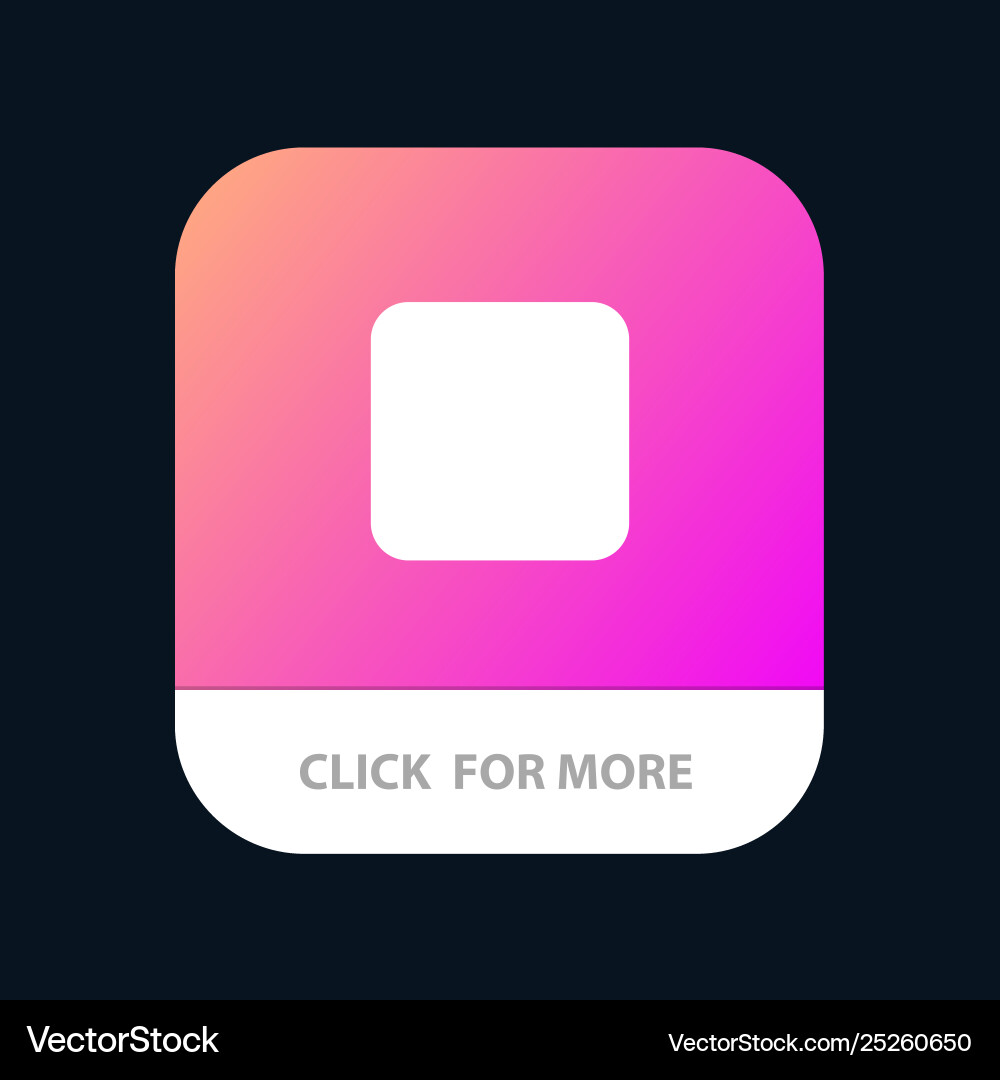 Box checkbox unchecked mobile app button android Box checkbox unchecked mobile app button android Vector Image