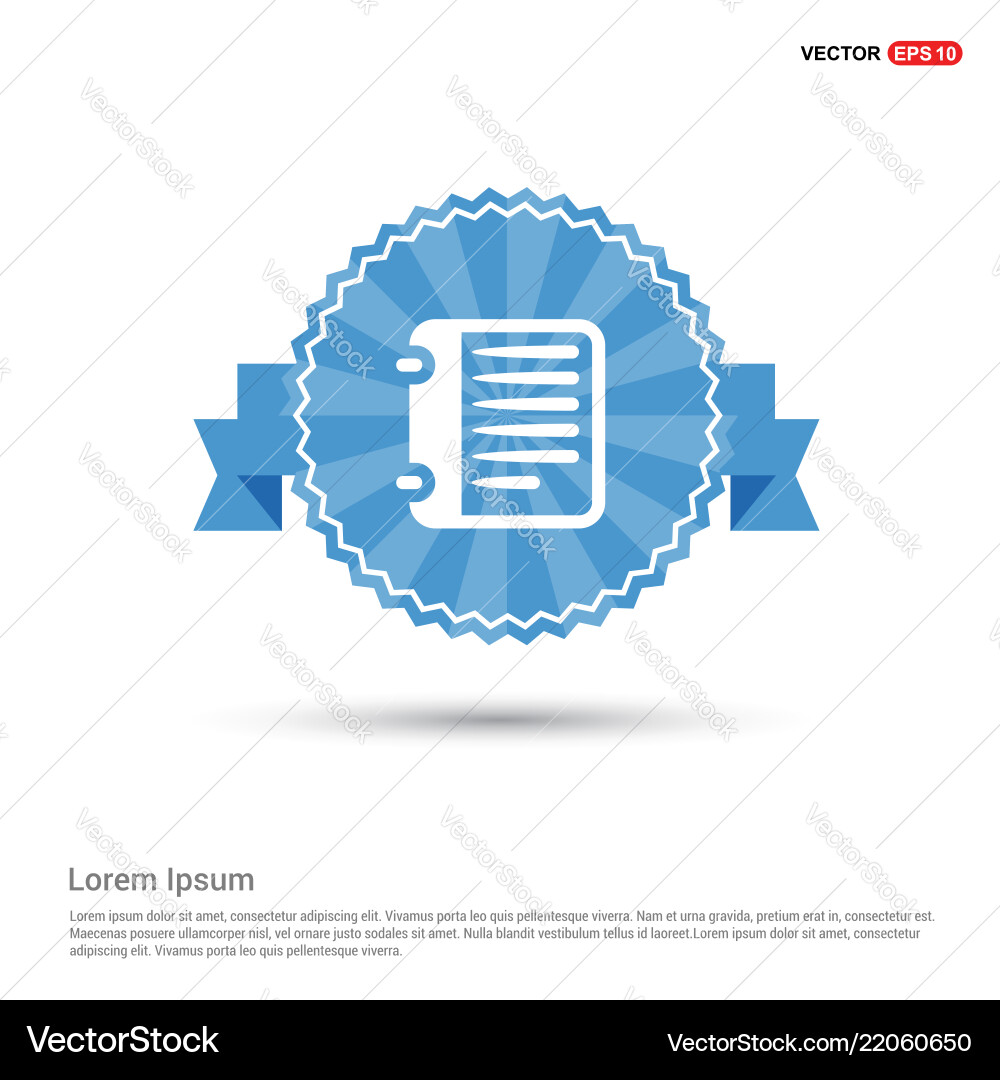 Report list icon Vector Image