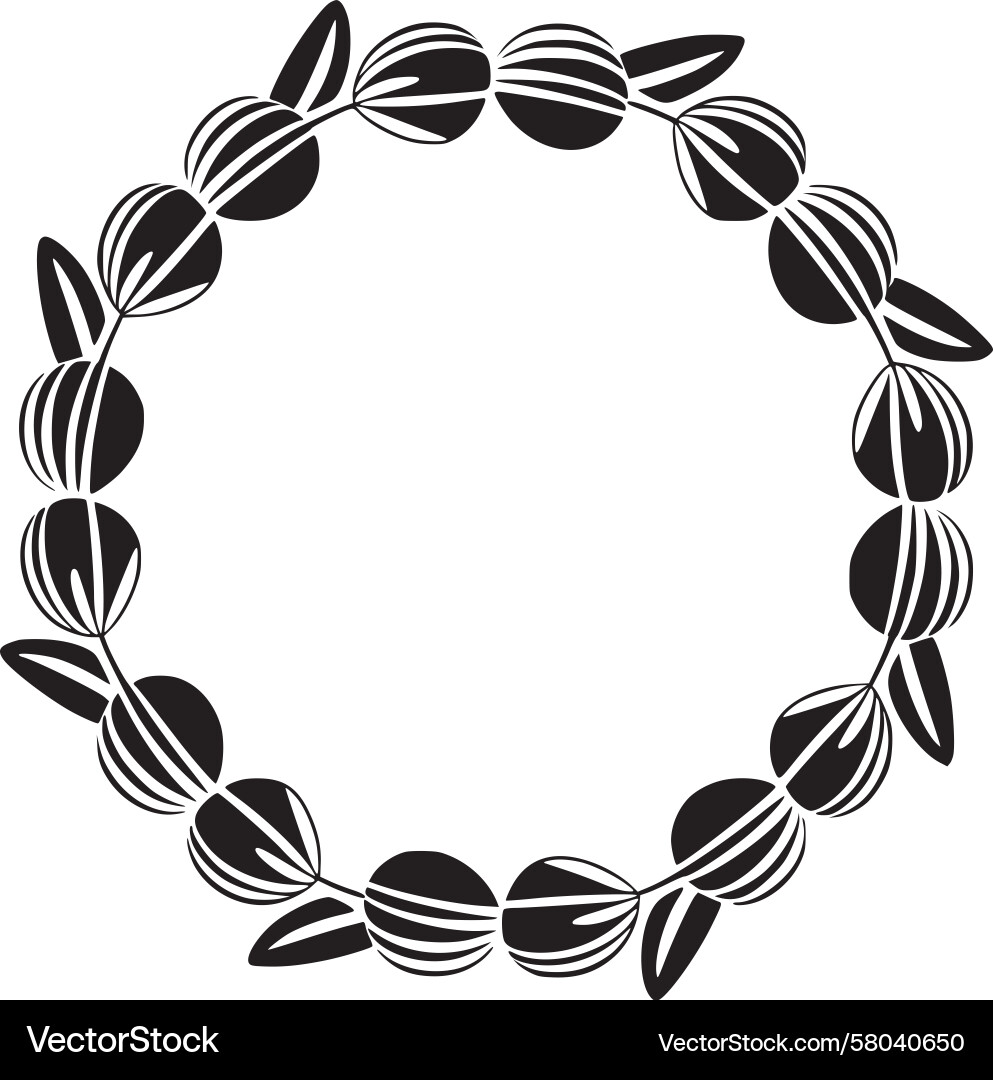 Seed Circle Pattern Vector Image