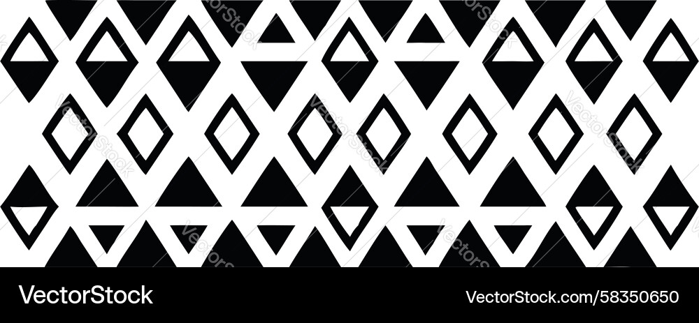 Triangular Diamond Pattern Vector Image