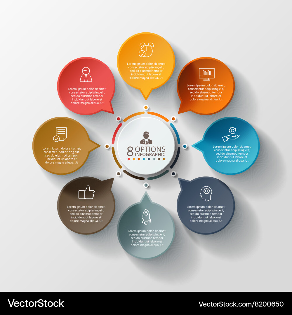Workflow Diagram Template Vector Image