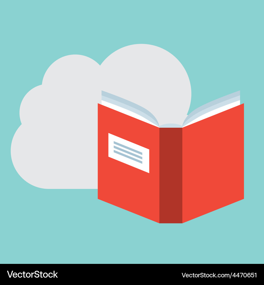 Cloud computing vector image
