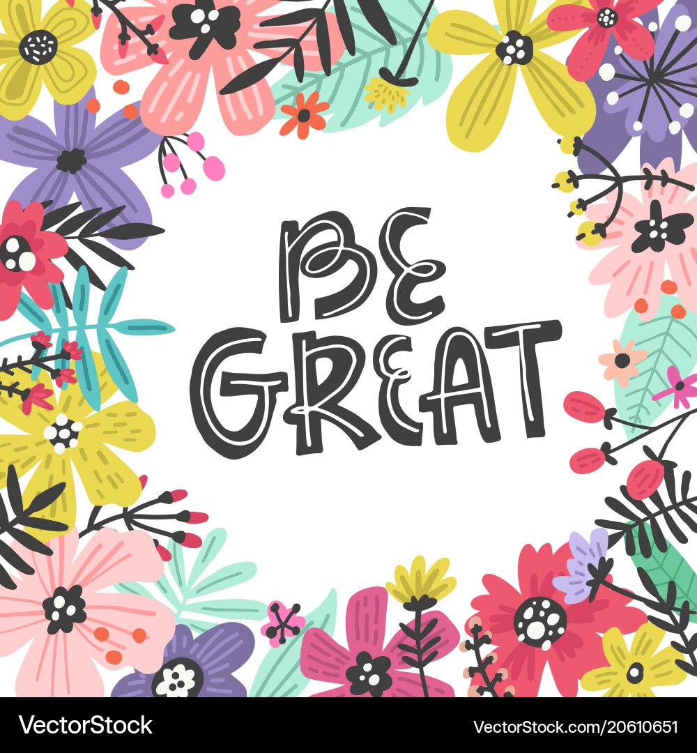 Floral Beauty Pattern Vector Image