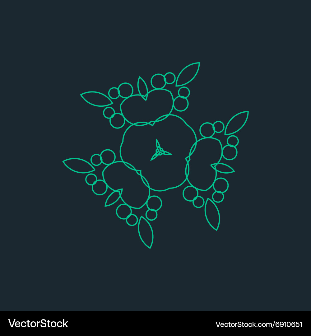 Ornamental background with pattern style Vector Image