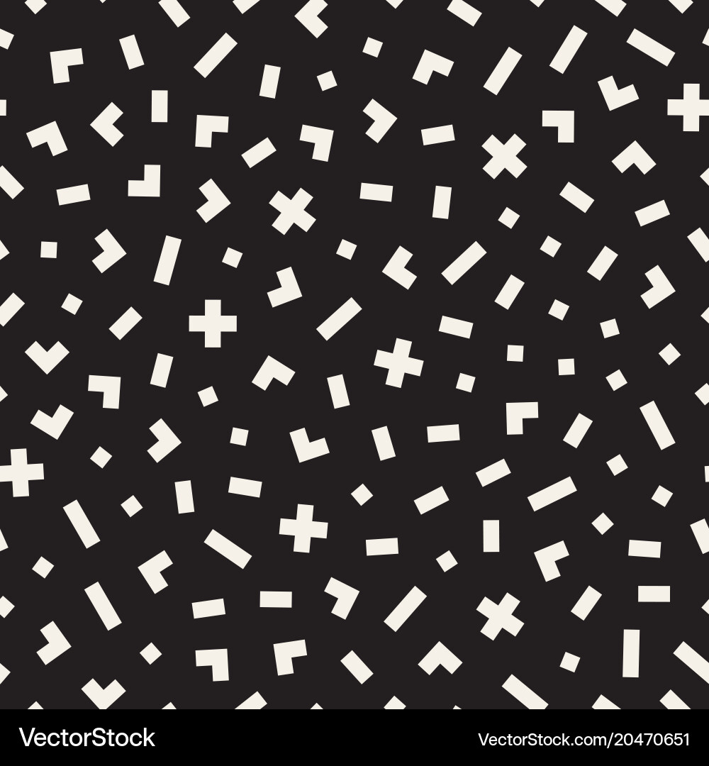 Seamless abstract geometric pattern in retro vector image