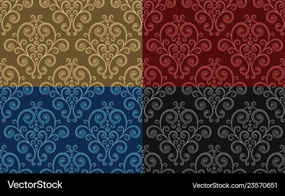 Seamless background with pattern vector image