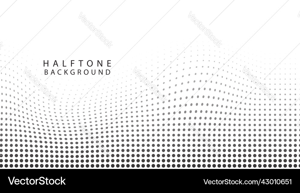 White background with halftone dots Vector Image