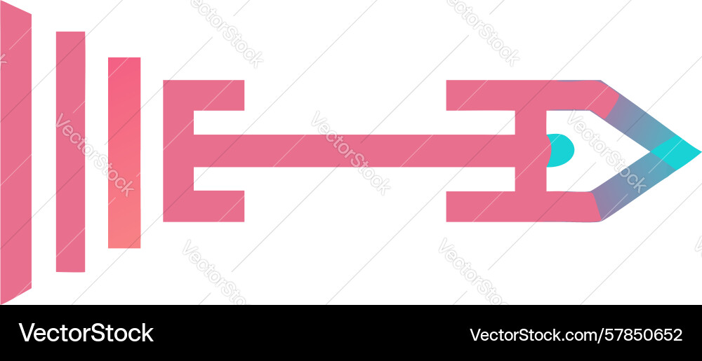 Abstract arrow data flow speed graphic design vector image