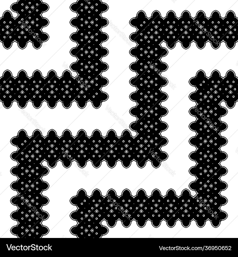 Design seamless zigzag decorative pattern Vector Image