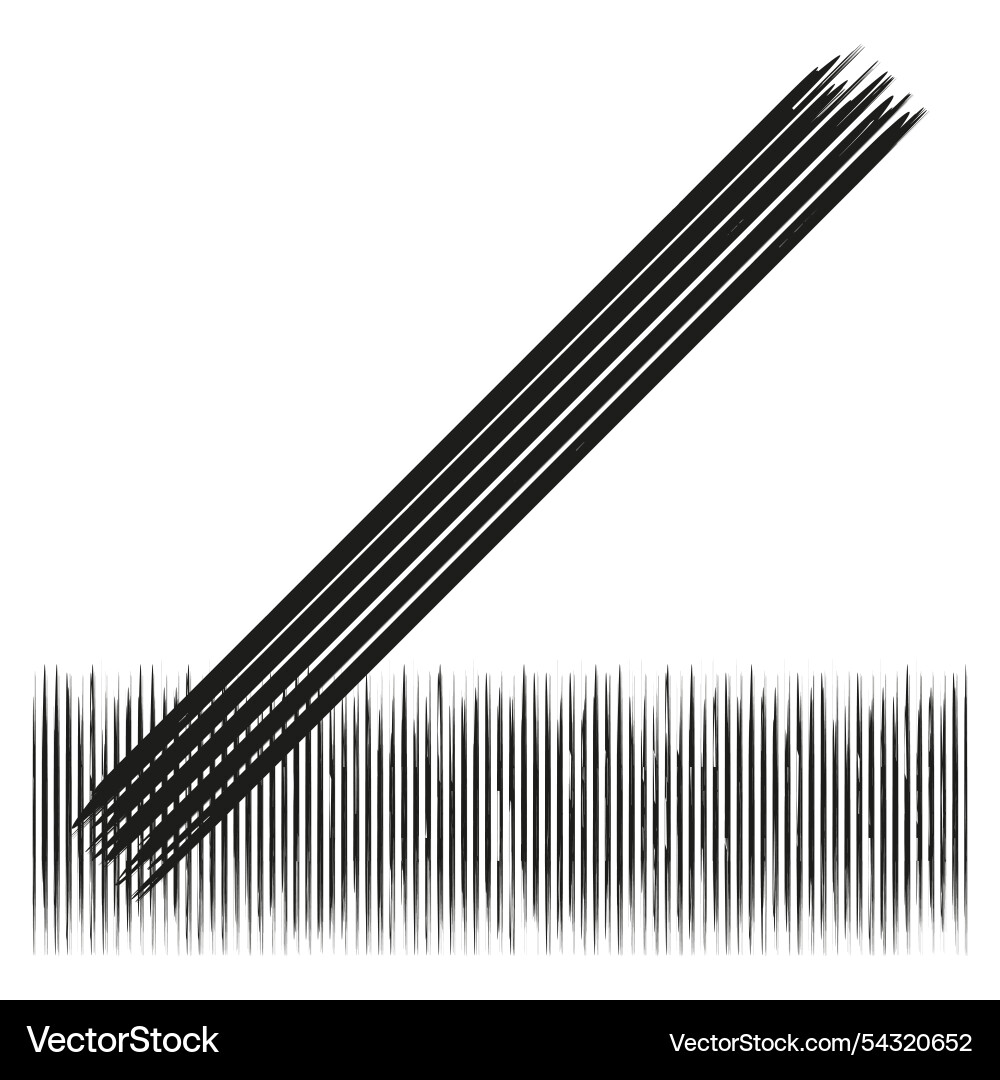 Diagonal lines icon abstract stripe simple black vector image