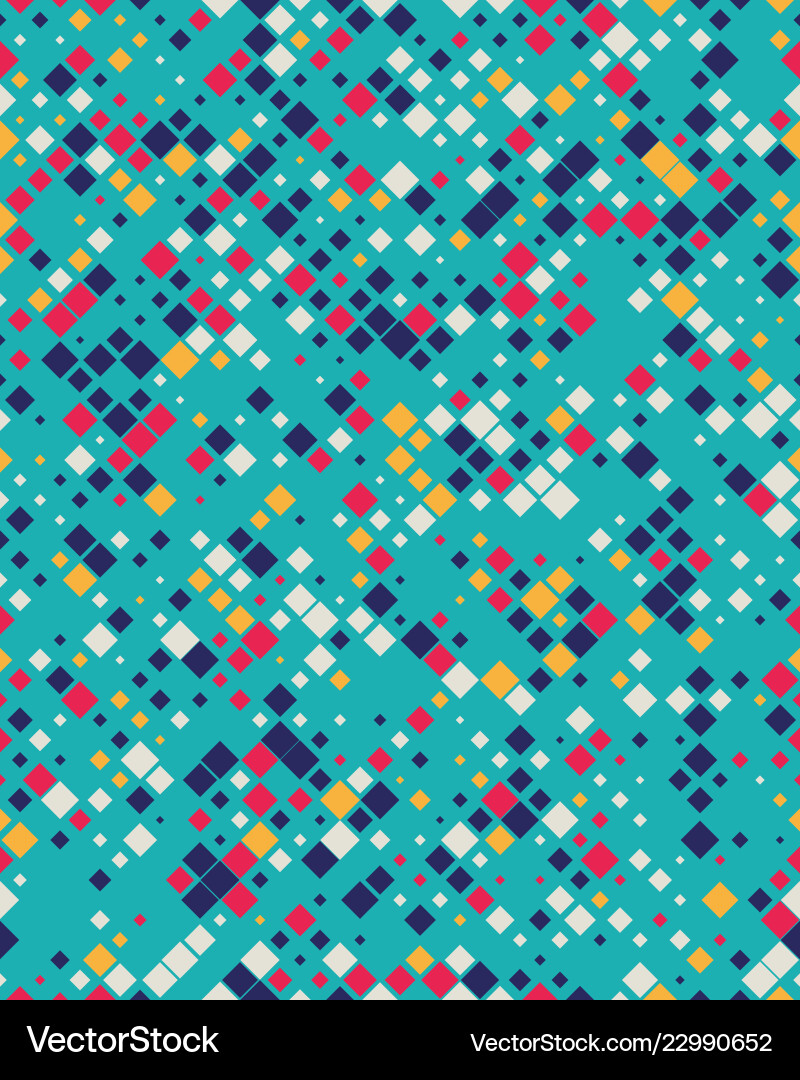 Diagonal Square Mosaic Pattern vector image