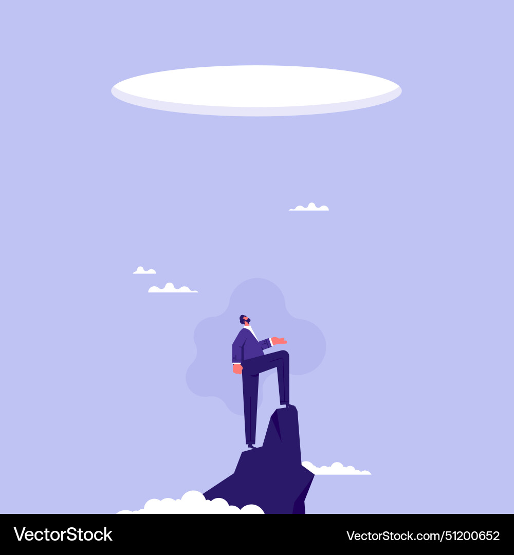 Finding way out or solving problems concept Vector Image